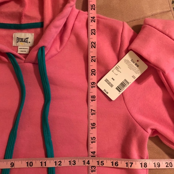 SIZE: SMALL NWT NEON PINK HOODIE! - Picture 6 of 6